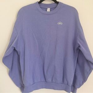 ALO Yoga Purple Sweatshirt